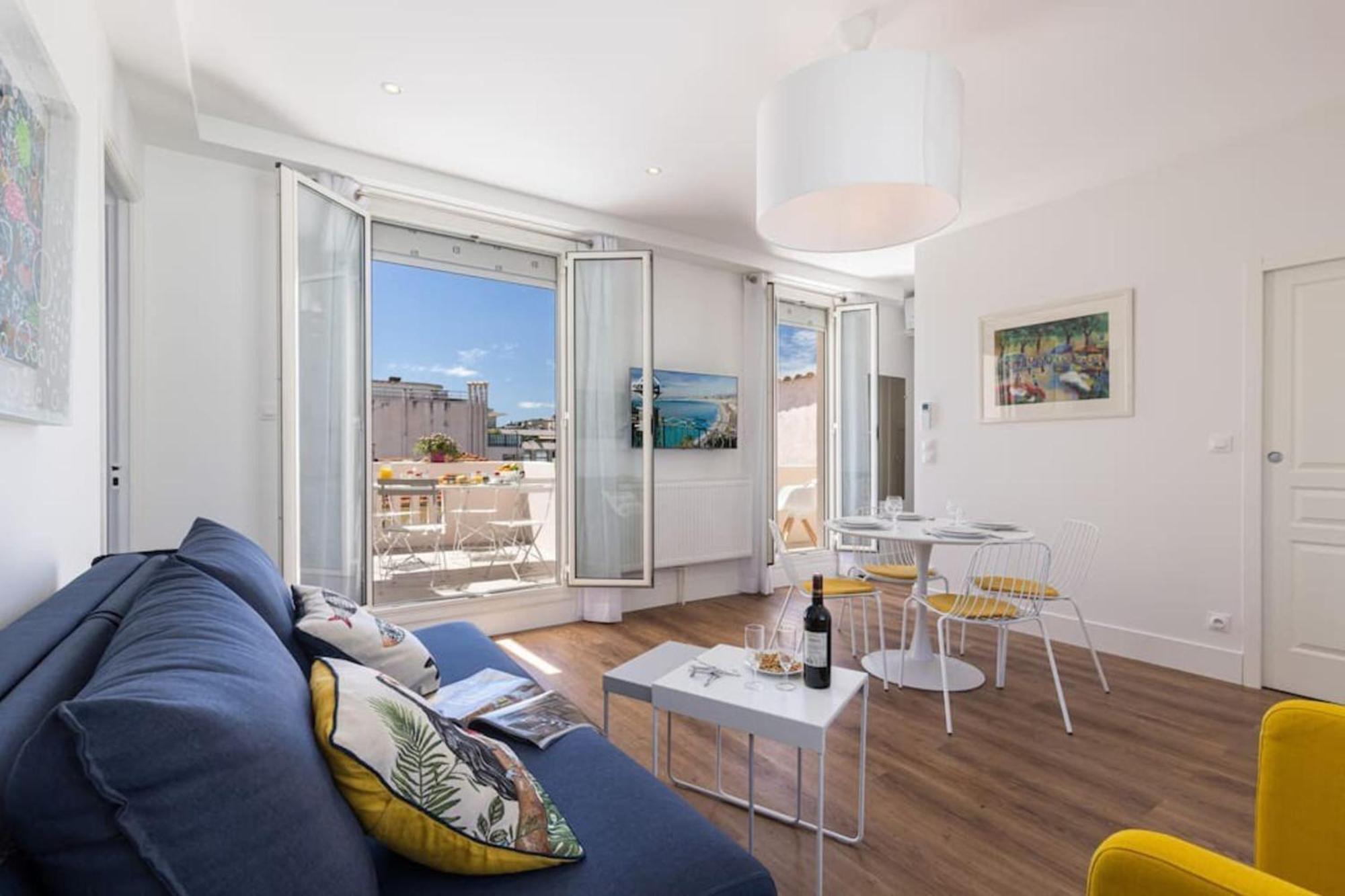 Spitalieri- Sunny Terrace With View -new * Nizza